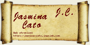 Jasmina Ćato vizit kartica